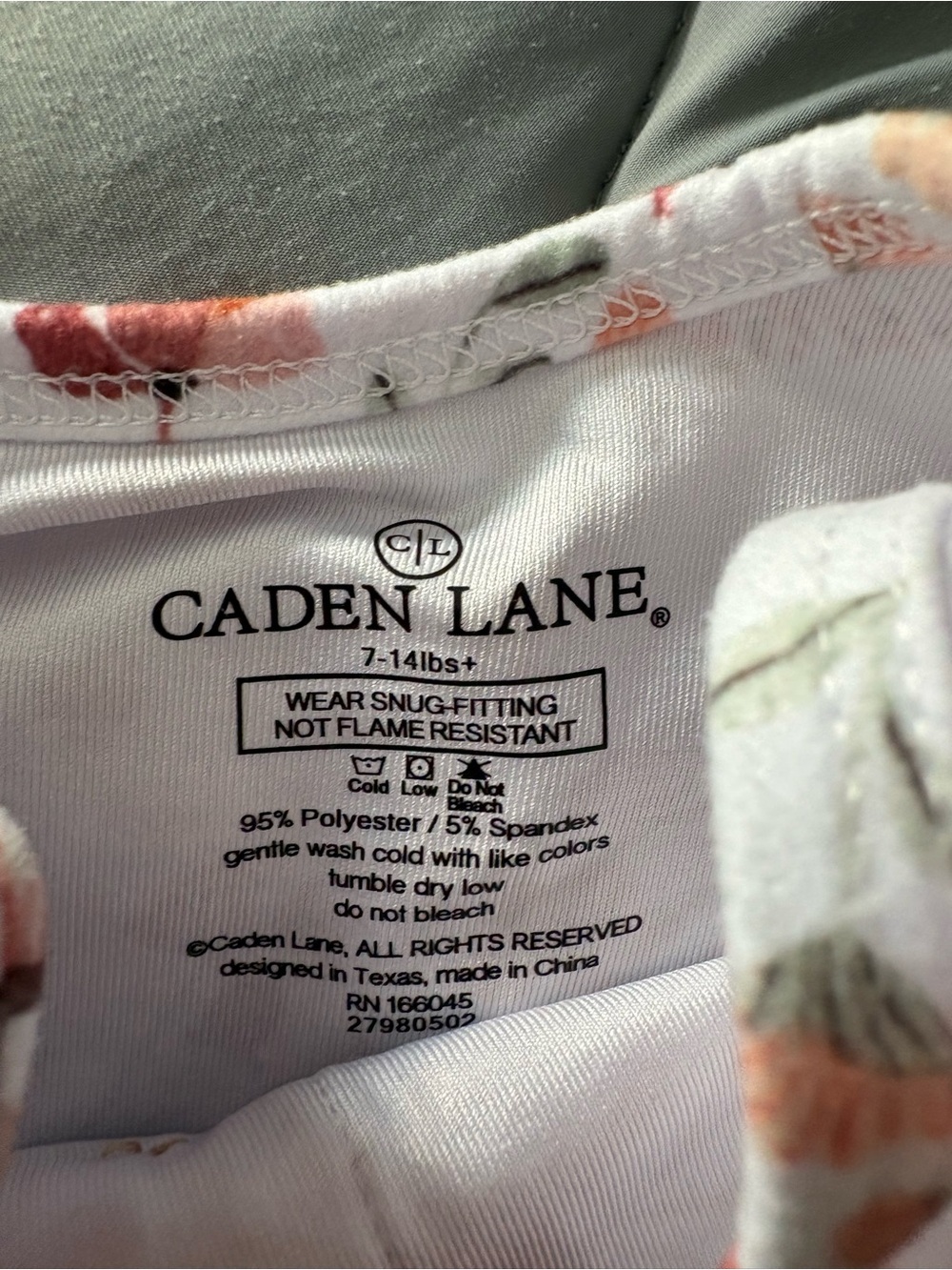 Caden Lane Floral Knot Gown - Picture 2 of 2